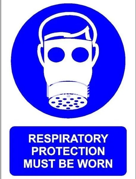 Respiratory Protection Must Be Worn (M006_PVC)