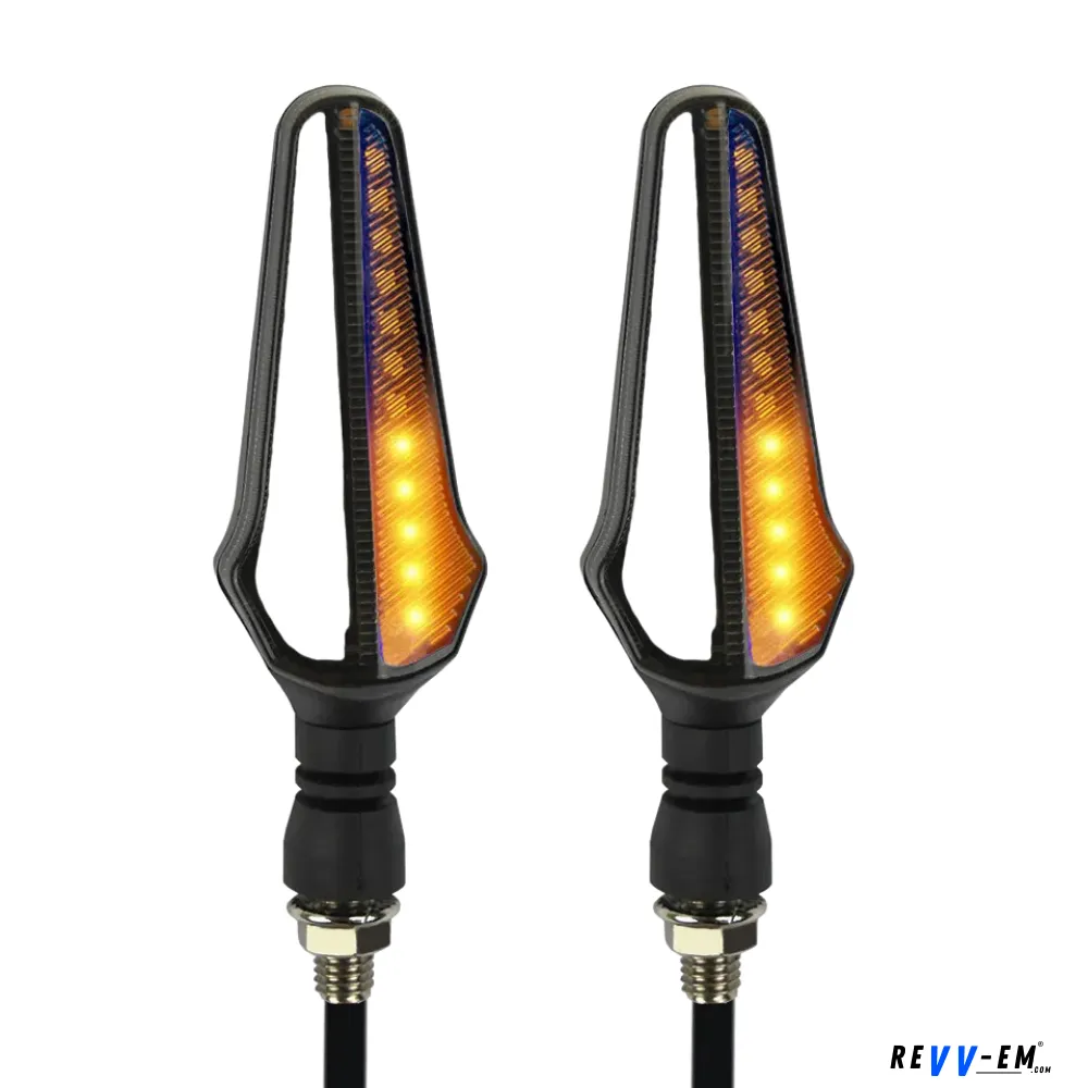 REVV-EM® Motorcycle Amber LED Indicators