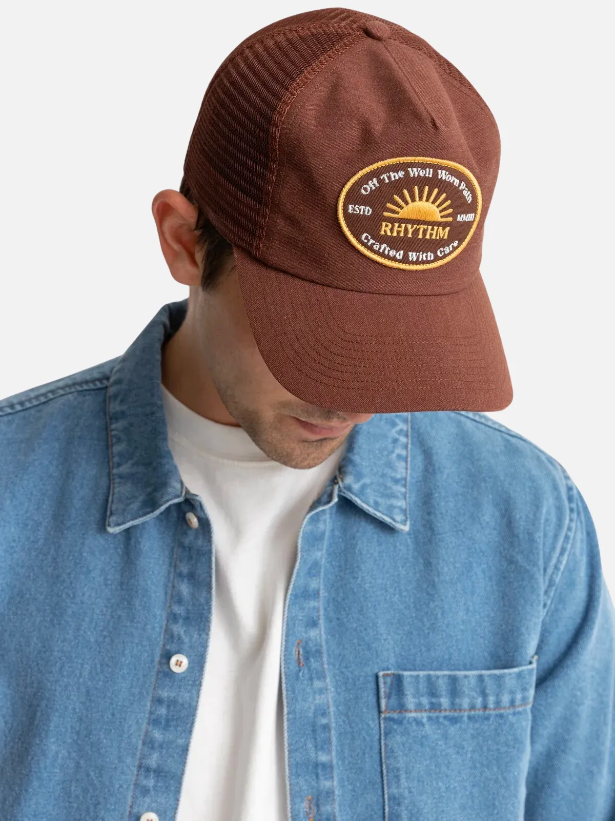 Rhythm Worn Path Trucker Cap - Butterscotch