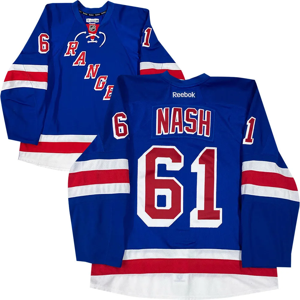 Rick Nash Autographed Game-Worn New York Rangers Jersey (2016 Playoffs)