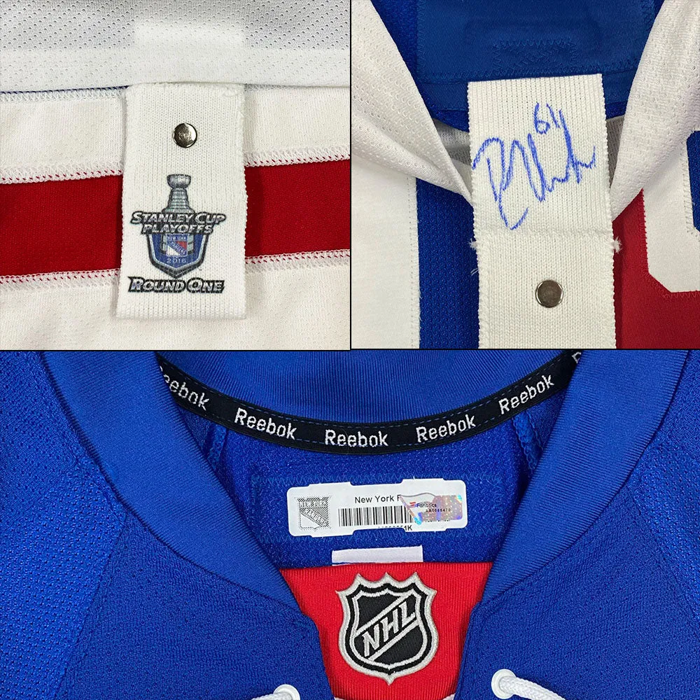 Rick Nash Autographed Game-Worn New York Rangers Jersey (2016 Playoffs)