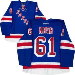 Rick Nash Autographed Game-Worn New York Rangers Jersey (2016 Playoffs)