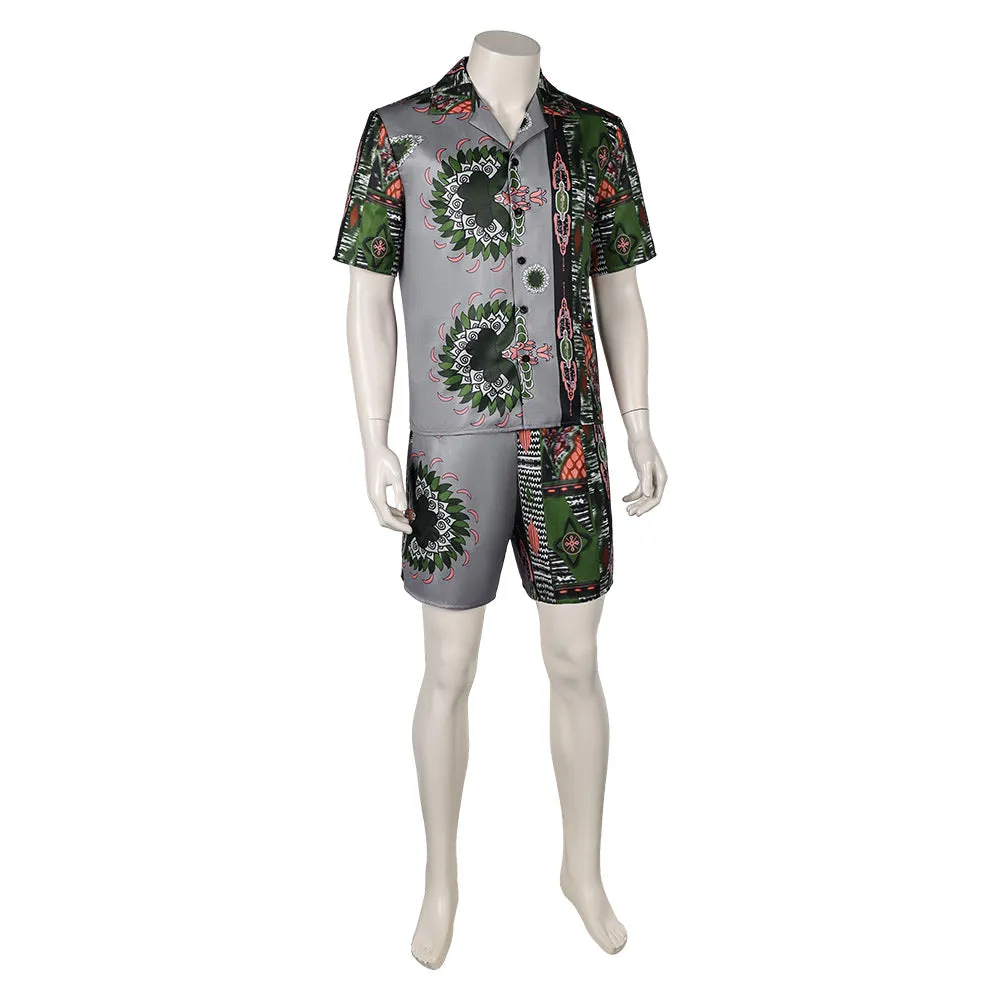 Road House Dalton Beach Sports Printed Set Cosplay Costume Outfits Halloween Carnival Suit
