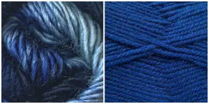 ROYAL BLUE   BLUE SKIES - Embossed Phoenix Hooded Cape KIT