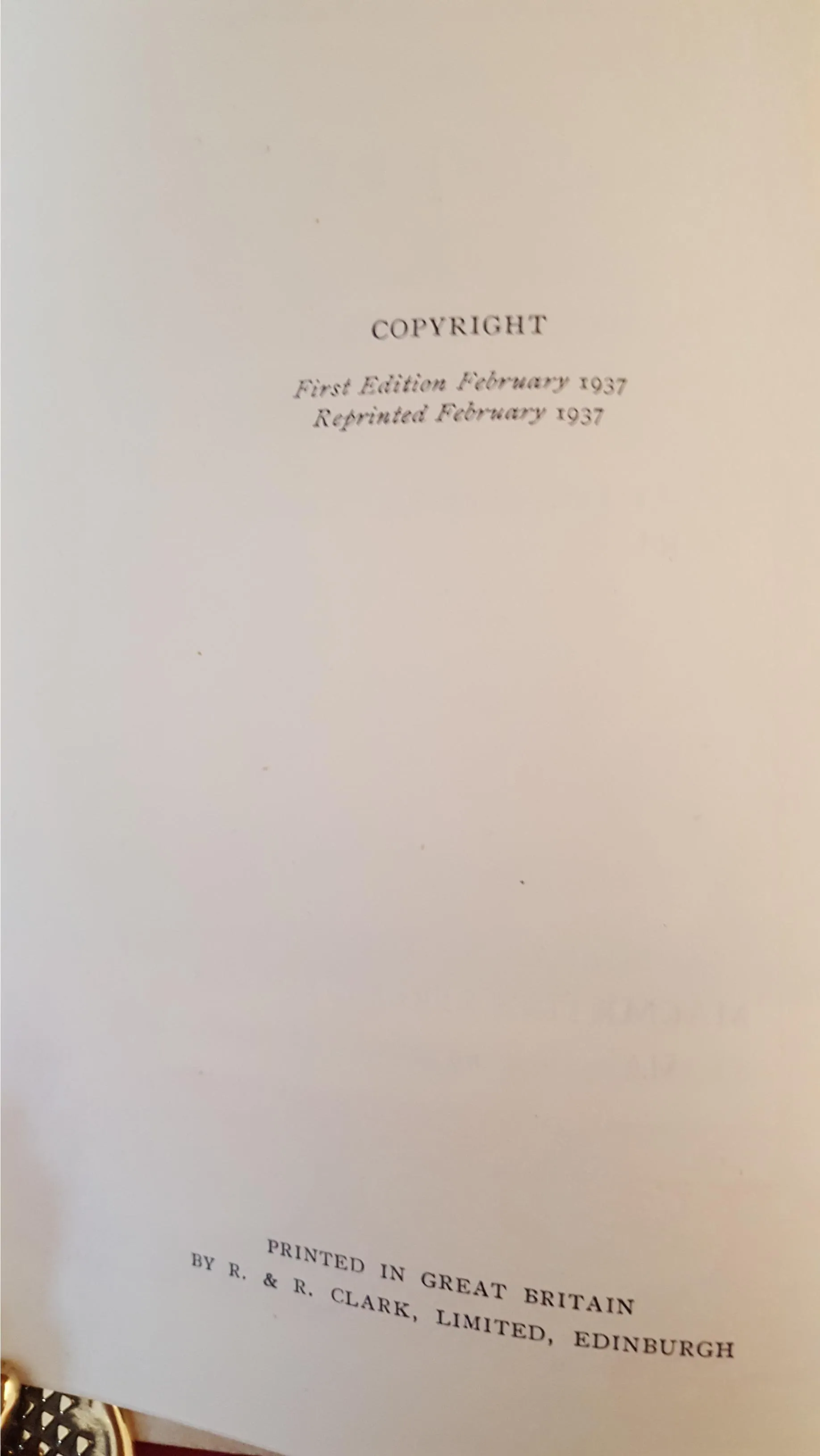 Rudyard Kipling - Autobiography, Something Of Myself, 1937