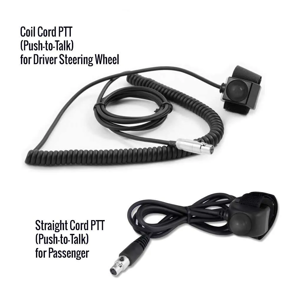 Rugged Radio 2 Person - 696 PLUS Complete Communication Intercom System - with Helmet Kits