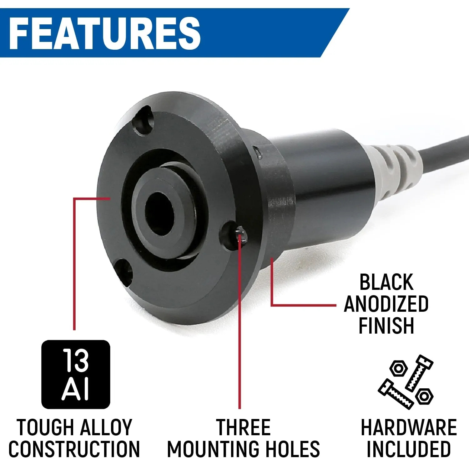 Rugged Radio Single Headset / Helmet STX STEREO Jack Flush Mount