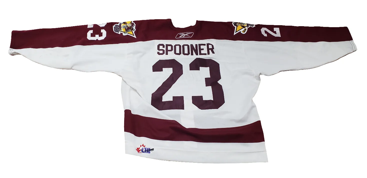Ryan Spooner 2008-09 game worn jersey