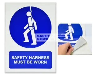 Safety Harness Must Be Worn (M009_VNL)