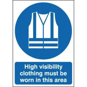 Safety Signs Hi Viz Clothing must be Worn