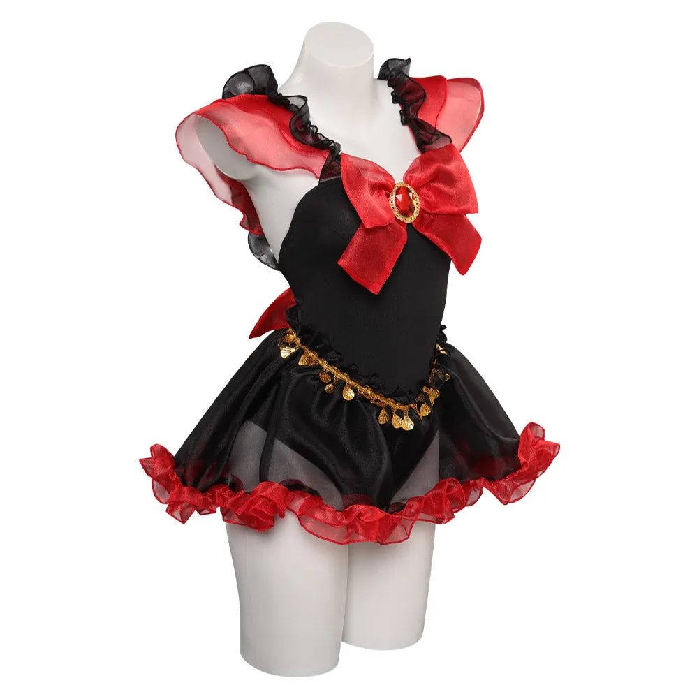 Sailor Moon Chibiusa Original Design Black Swimsuit Outfits Cosplay Costume Halloween Carnival Suit