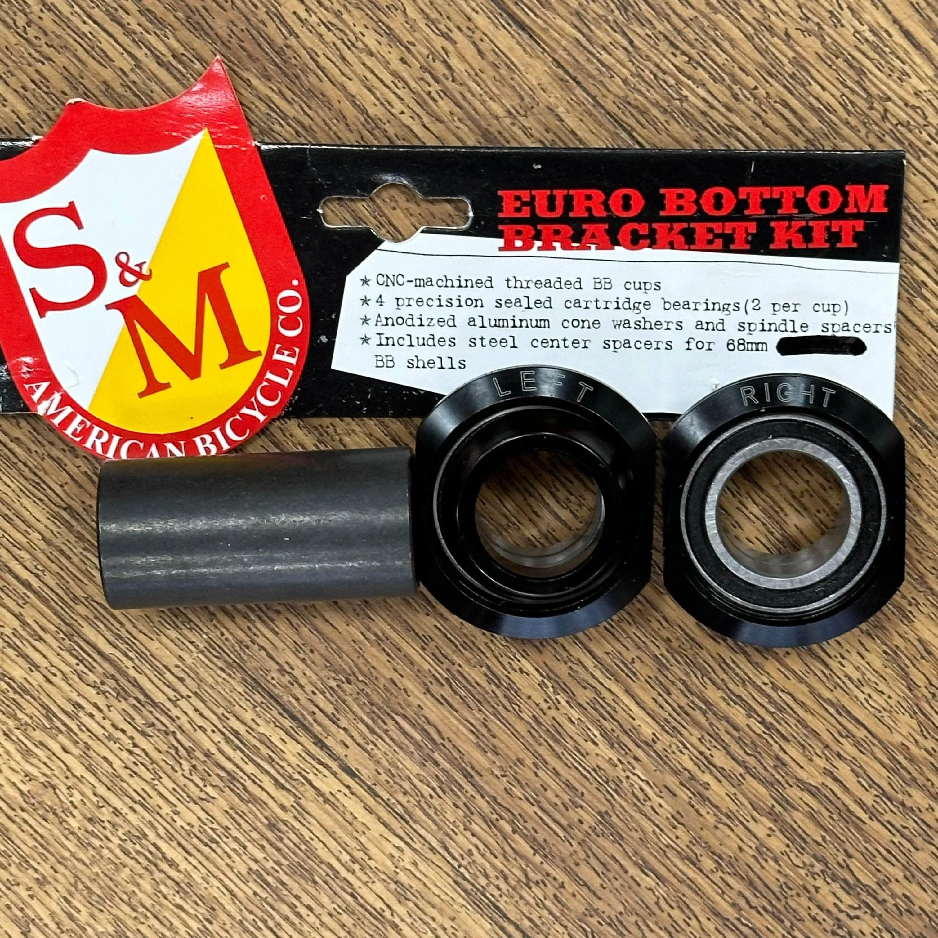 S&M Bikes Euro Threaded Bottom Bracket 19mm