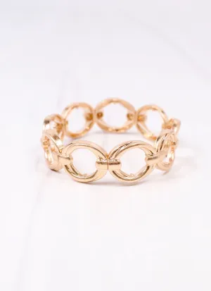 Sampson Stretch Bracelet WORN GOLD
