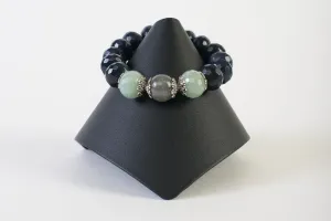 Sapphire Agate with Labradorite and Jade