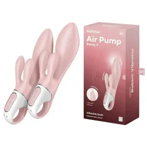 Satisfyer Air Pump Bunny 3 -  USB Rechargeable Inflatable Rabbit Vibrator