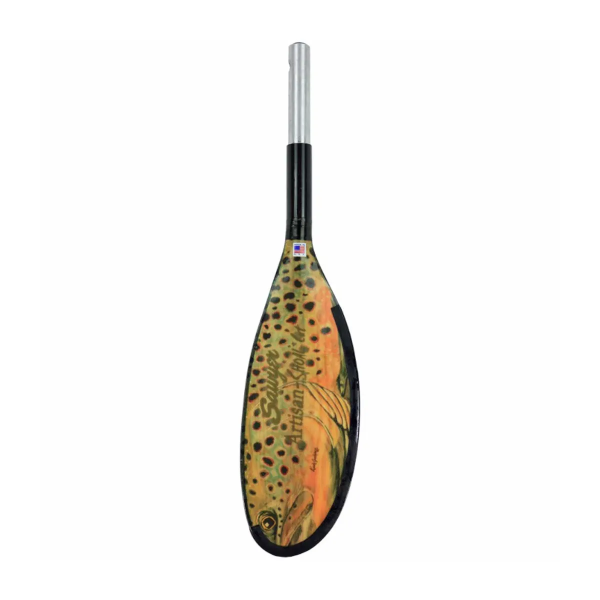 Sawyer 9' Pole Cat Oars Brown Trout Shoal Cut Blade