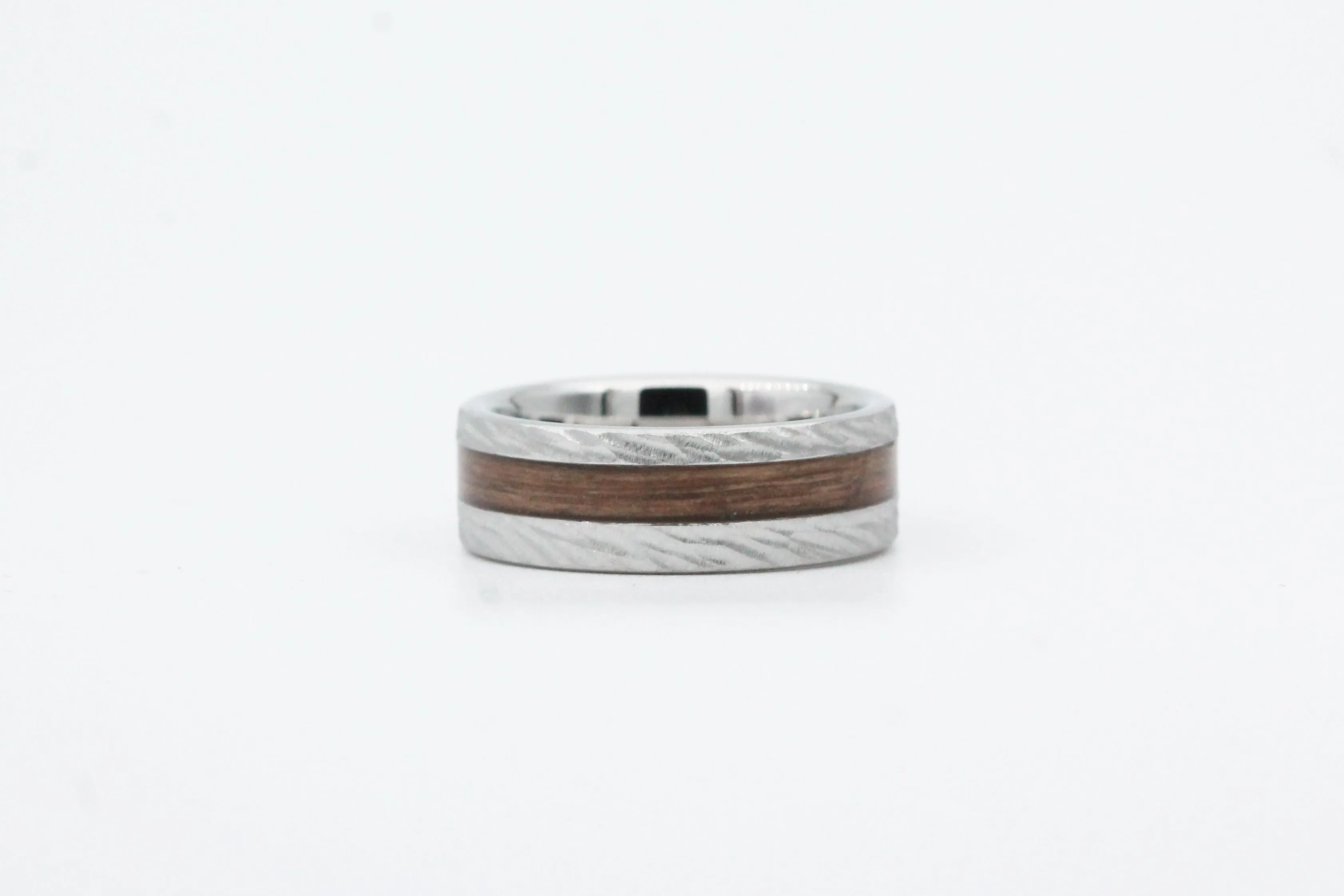 Serinium Whiskey Barrel Bark Finish Band