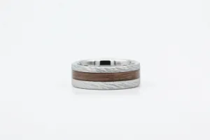 Serinium Whiskey Barrel Bark Finish Band