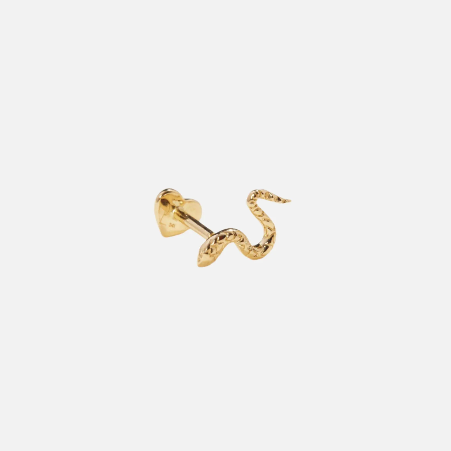Serpent Stud, Gold