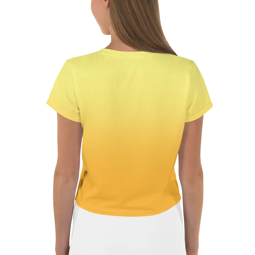 Shine Ghost Text Crop Tee (Adult XS-3XL)