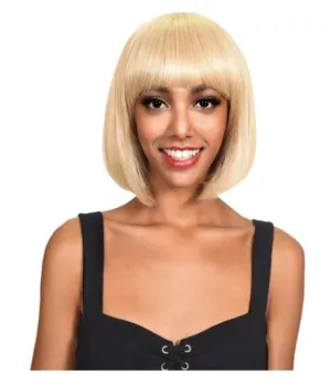Short Bob Wig with Bangs - Unicorn Pink