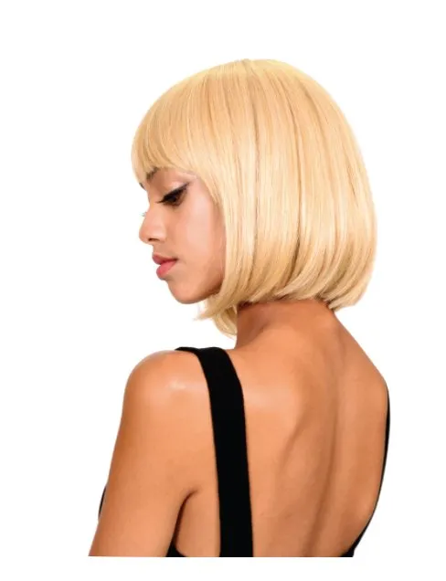 Short Bob Wig with Bangs - Unicorn Pink