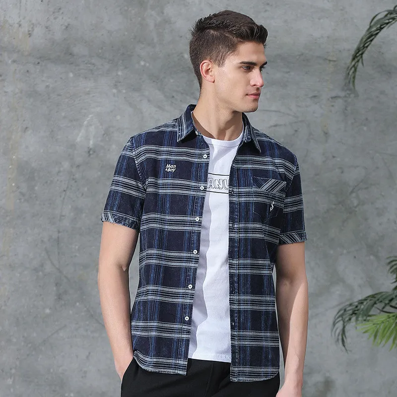 Short Sleeve Men's Casual Shirt