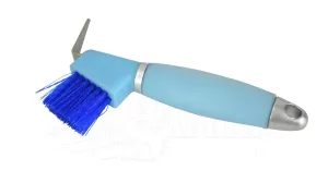 Showcraft Gel Handle Hoof Pick and Brush