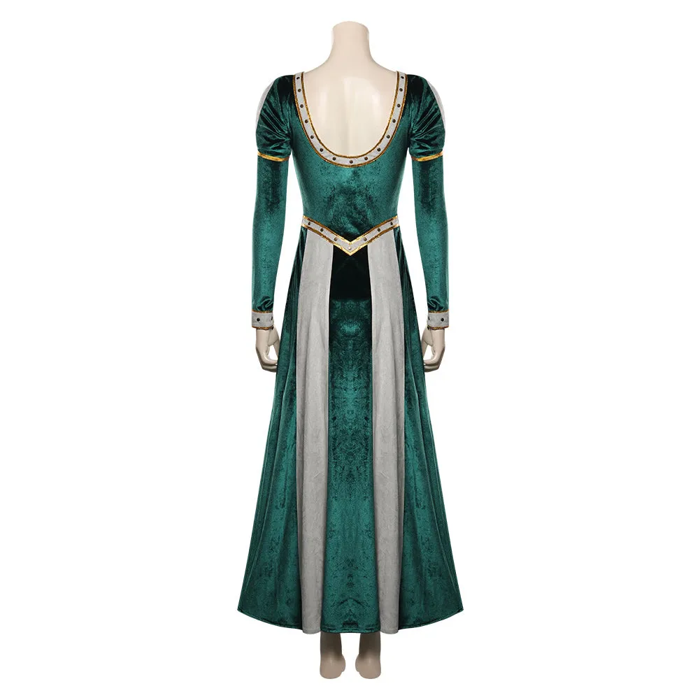 Shrek 2 Fiona Cosplay Costume Dress Outfits Halloween Carnival Party Suit