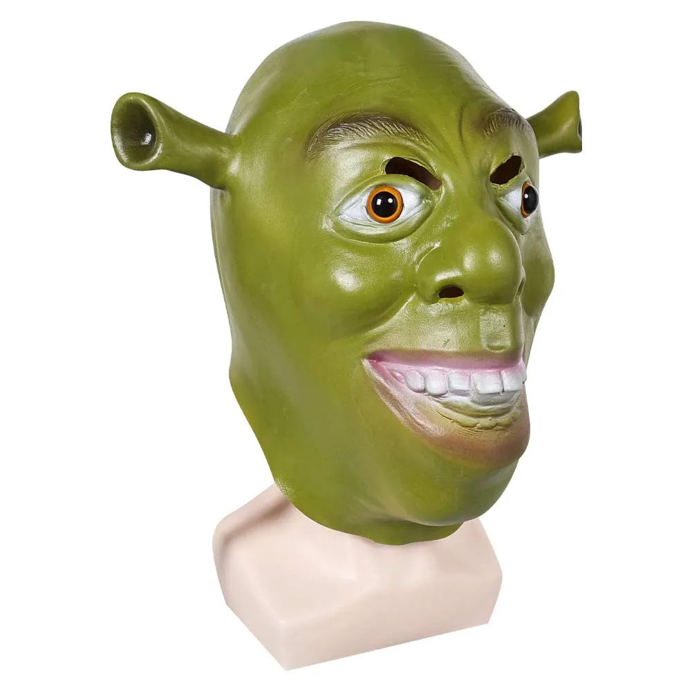 Shrek Cosplay Latex Masks Helmet Masquerade Gloves Cosplay Accessories Props