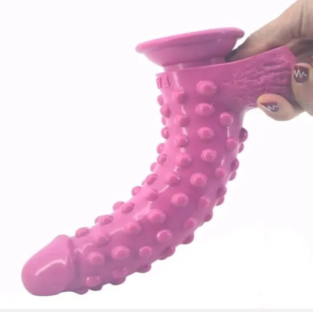 Silicone Realistic Embossed Spots Dildo