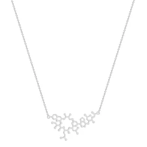 Silver-Plated Neurocyte Pendant Necklace