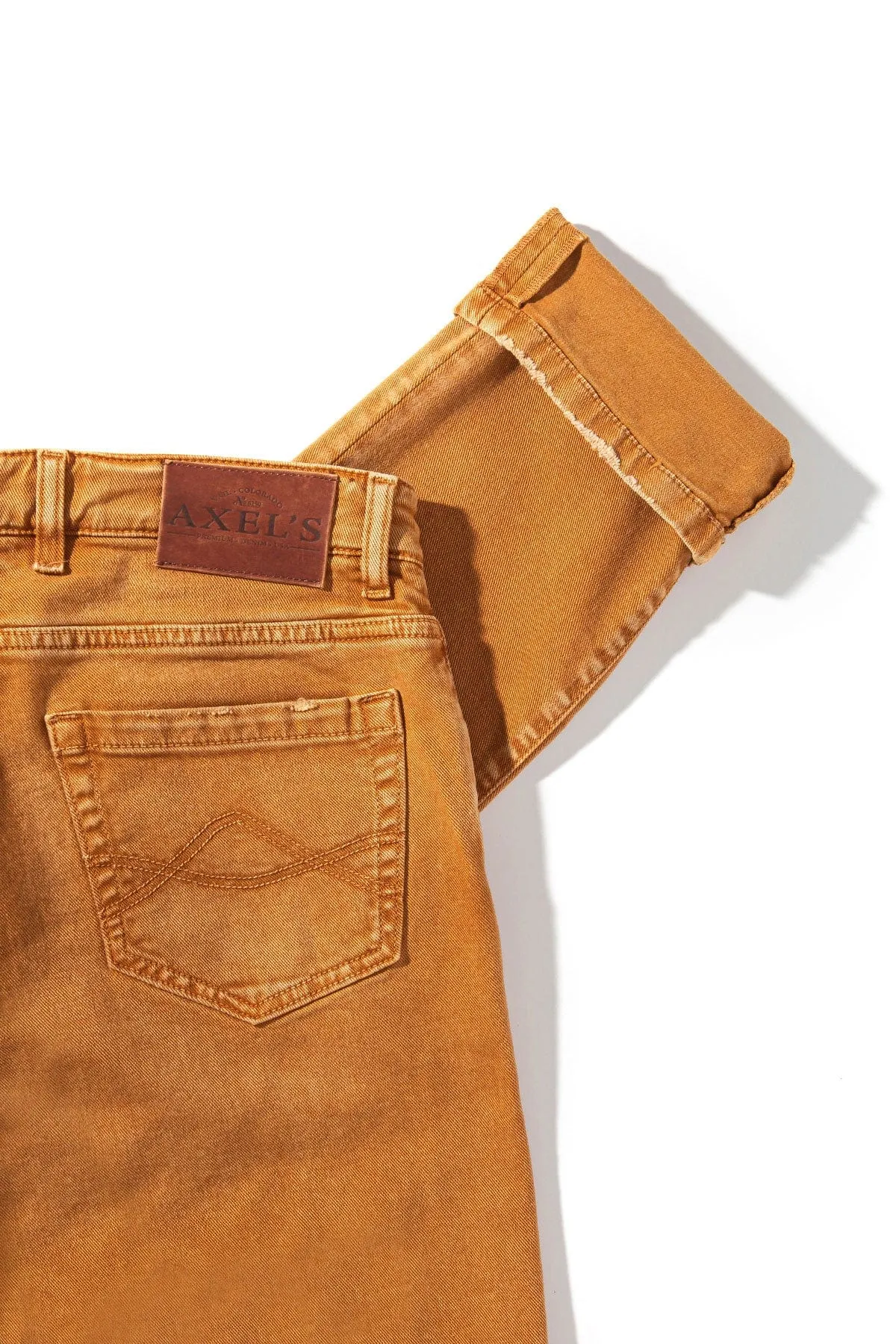 Silverton Worn-In Slim Denim In Papaya