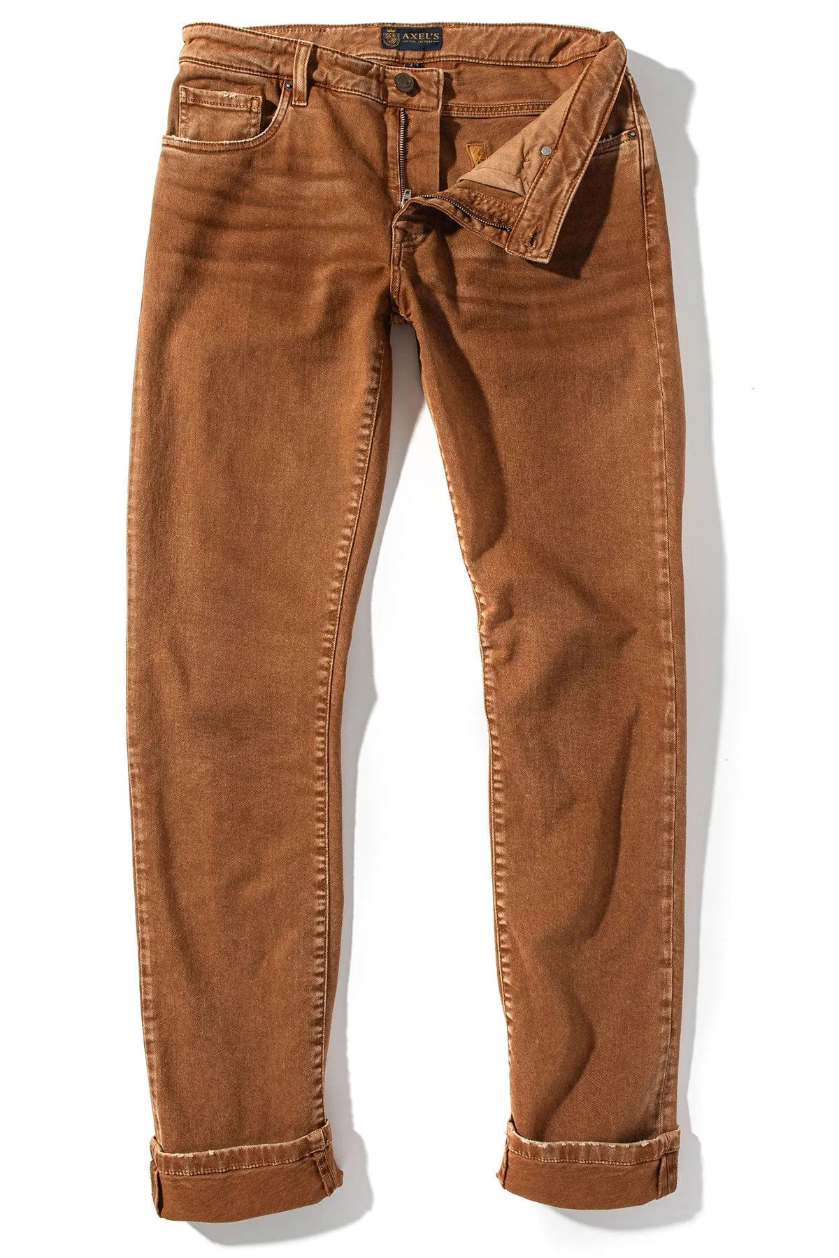 Silverton Worn-In Slim Denim In Ruggine