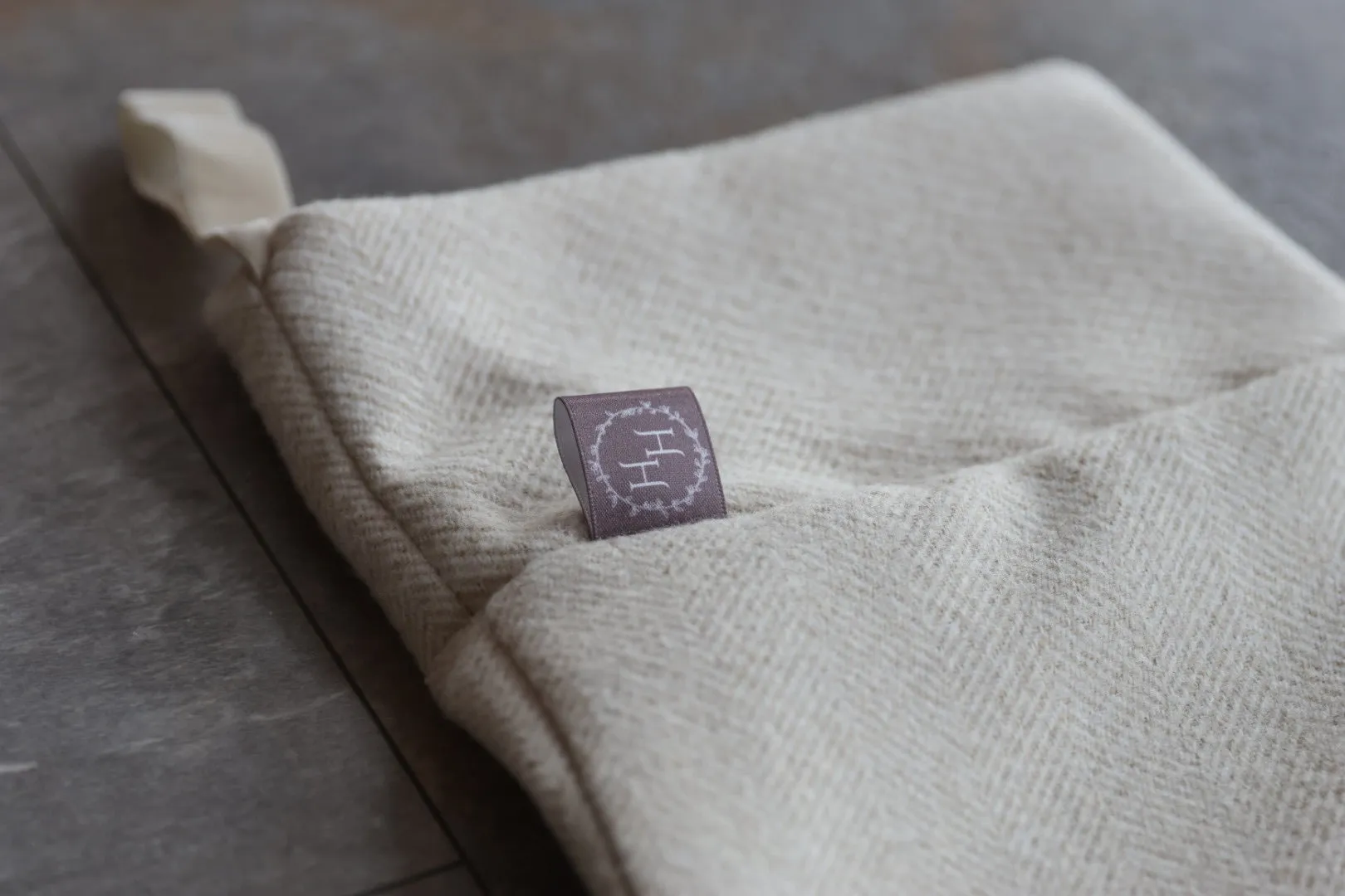 Simply Stylish Herringbone Tweed Christmas Stockings