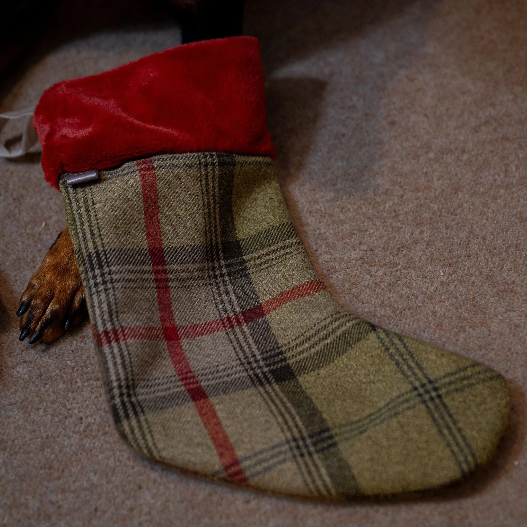 Simply Stylish Tartan Christmas Stockings