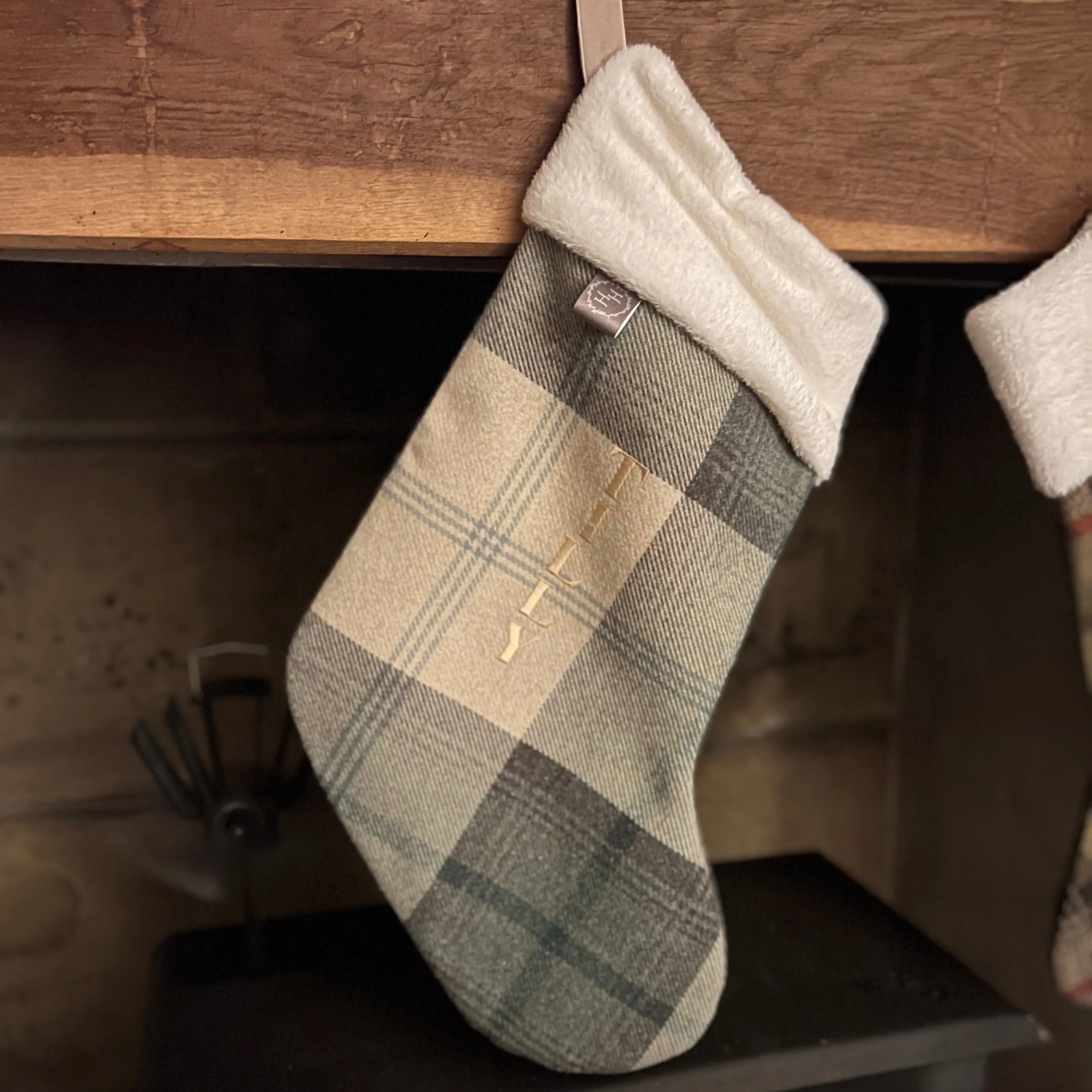 Simply Stylish Tartan Christmas Stockings