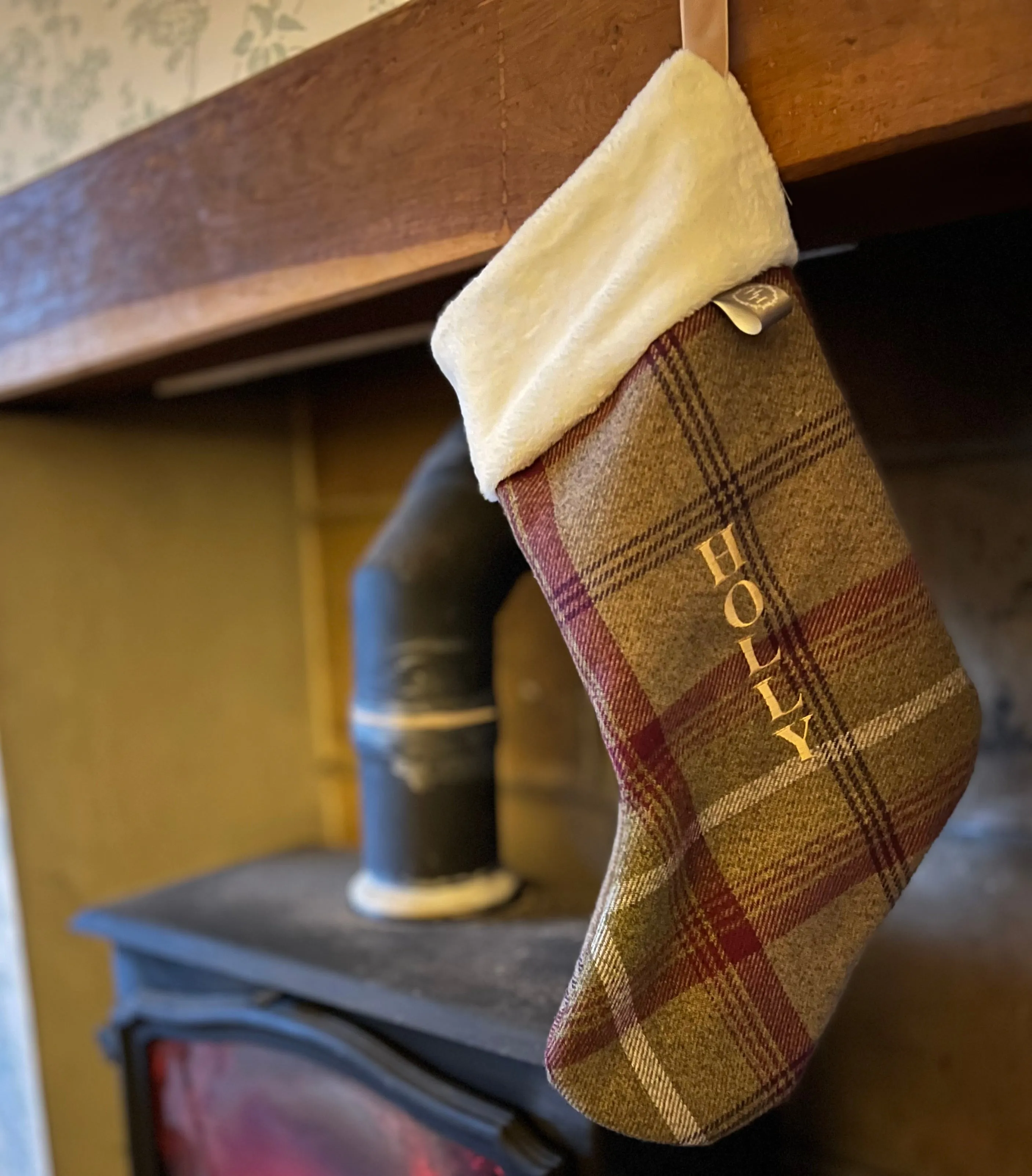 Simply Stylish Tartan Christmas Stockings