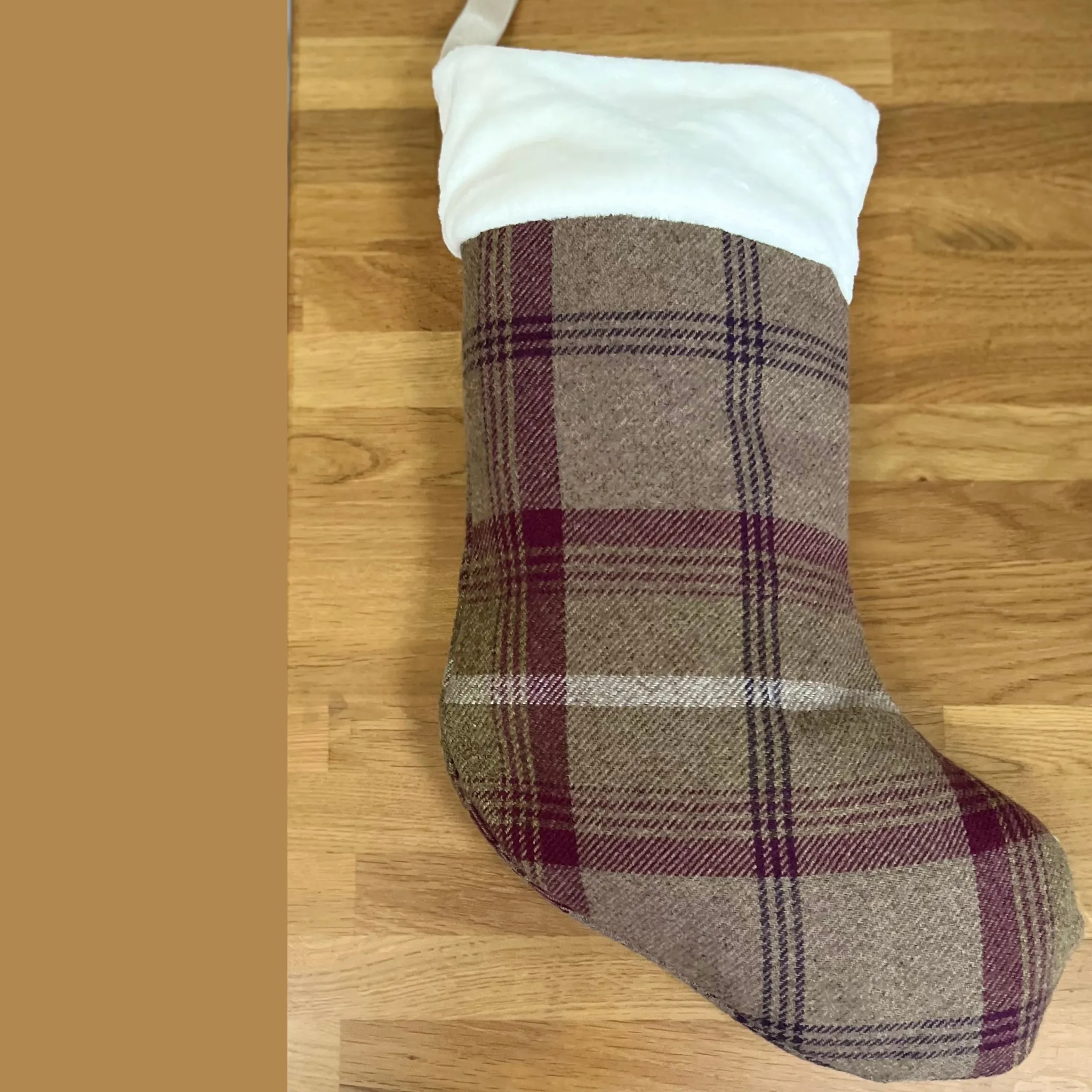 Simply Stylish Tartan Christmas Stockings