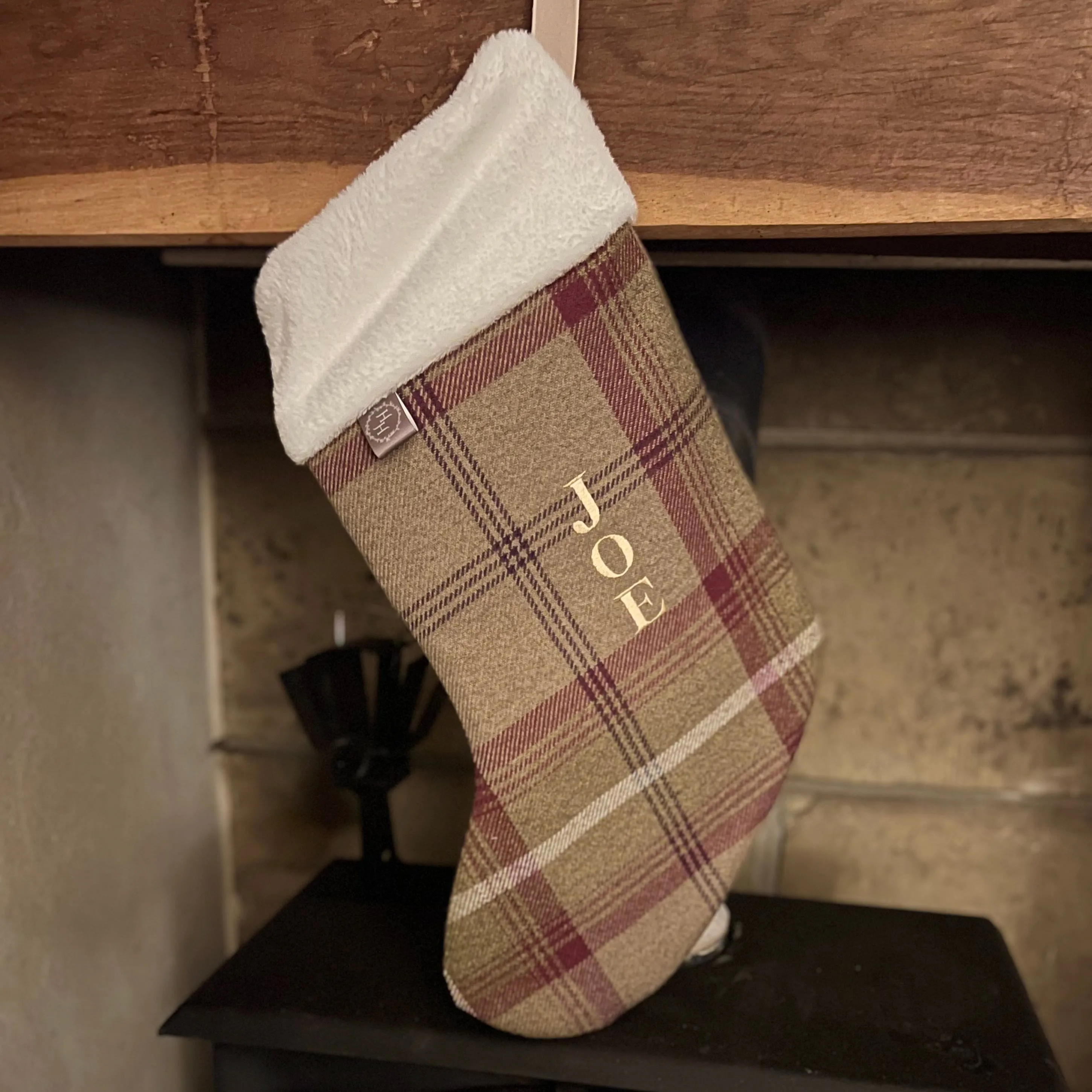 Simply Stylish Tartan Christmas Stockings