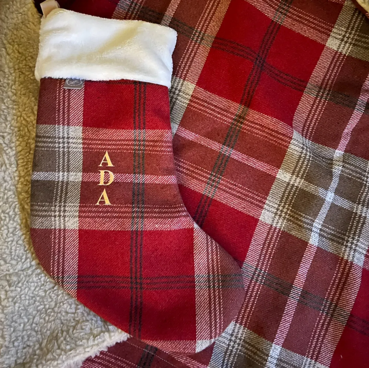 Simply Stylish Tartan Christmas Stockings