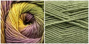 (Sizes 2 X-Large - 3 X-Large) PREORDER KIT Embossed Phoenix Cardigan - SAGE   LILAC FIELDS