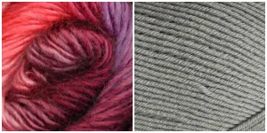 (Sizes Small/Medium or Large - X-Large) KIT Embossed Phoenix Cardigan - LIGHT GRAY   FUCHSIA