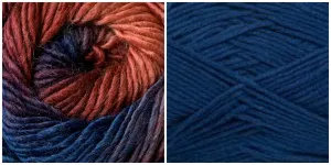 (Sizes Small/Medium or Large - X-Large) PREORDER KIT Embossed Phoenix Cardigan - NAVY   BERRY