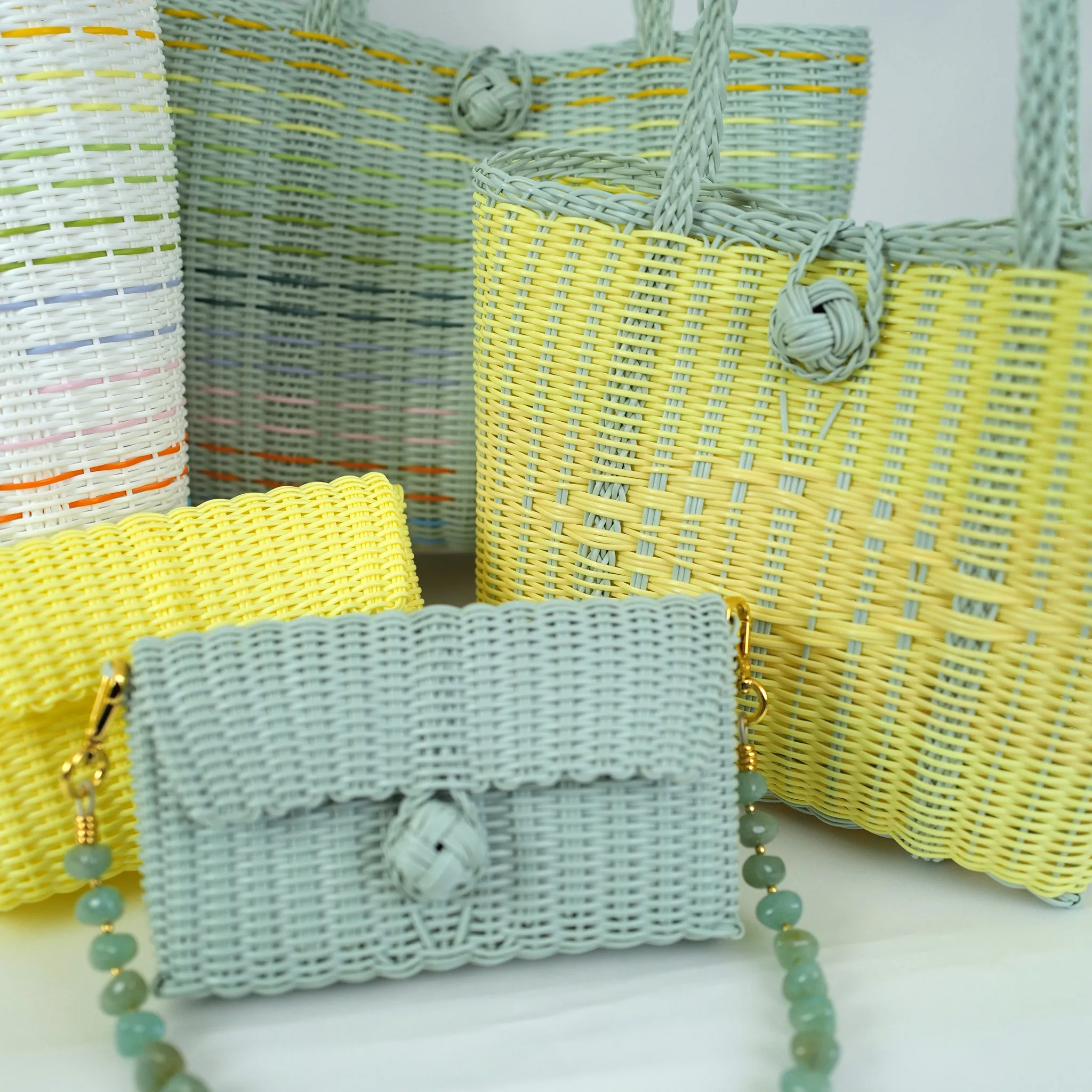 Small, Mint Sprinkles Tote