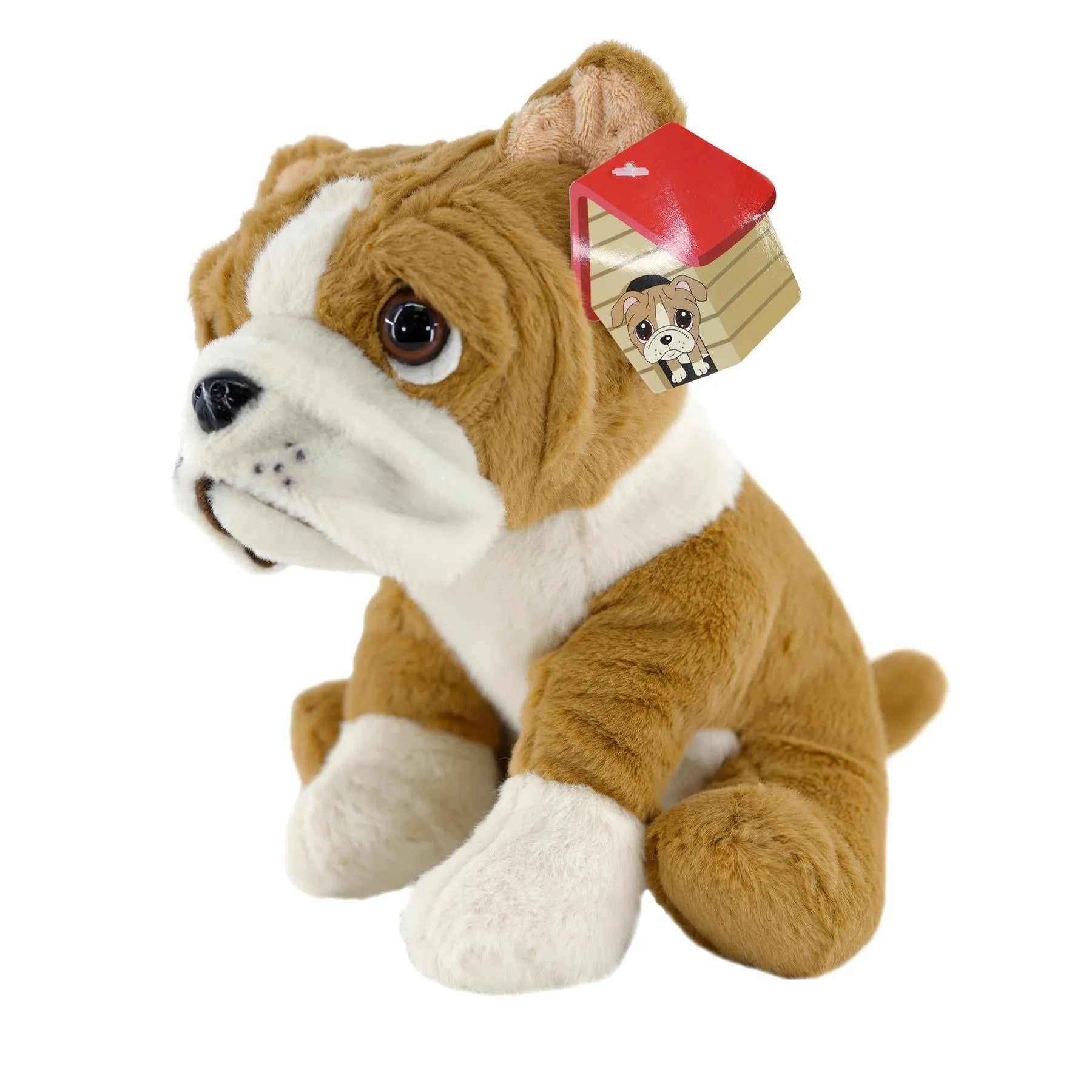 Small Sitting English Bulldog Soft Toy