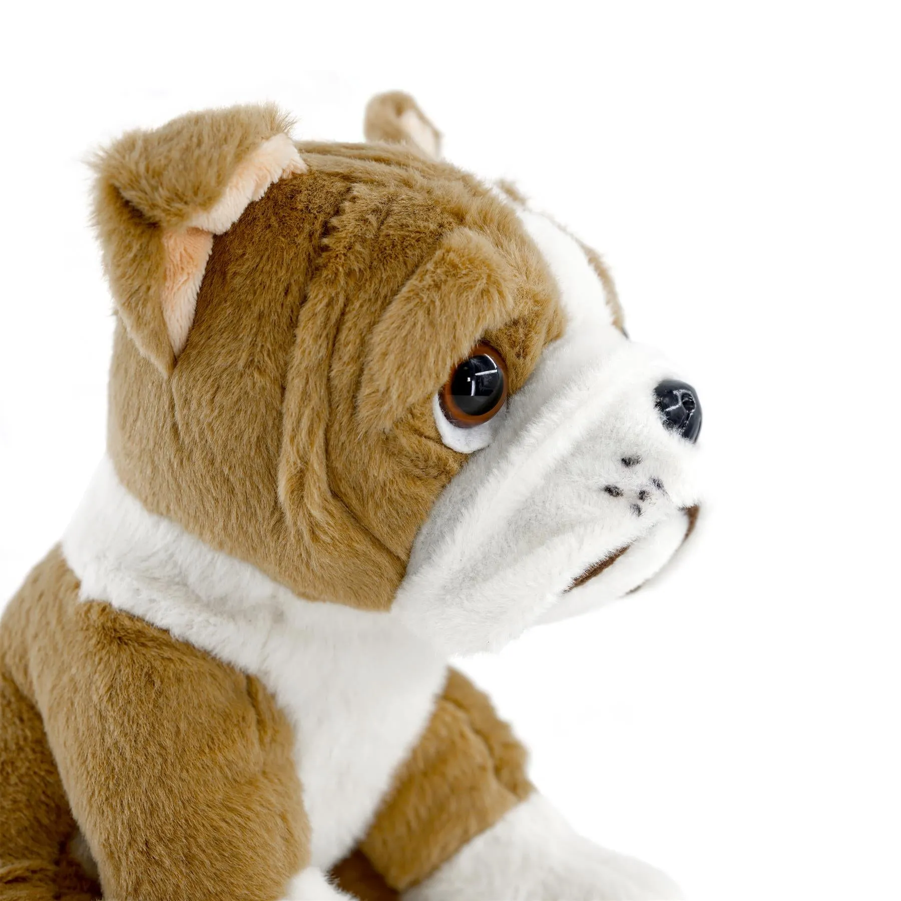 Small Sitting English Bulldog Soft Toy