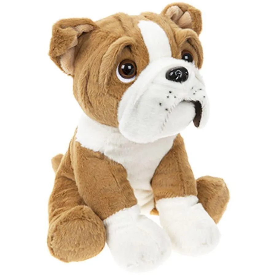 Small Sitting English Bulldog Soft Toy