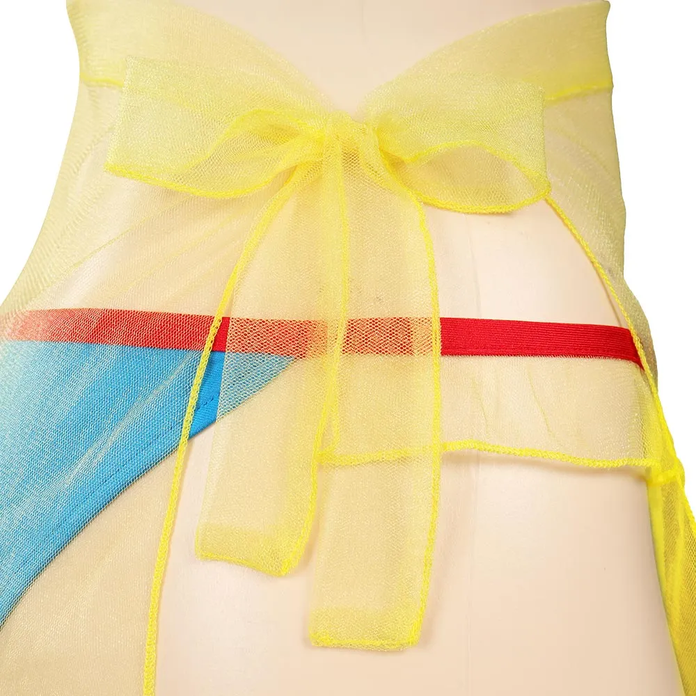 Snow White Swimsuit Cosplay Costume Three-Piece Swimwear Outfits Halloween Carnival Suit