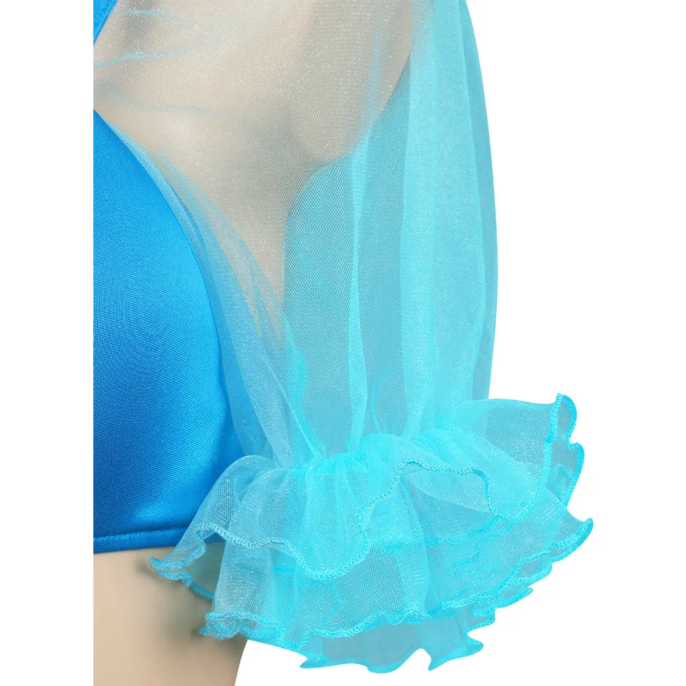Snow White Swimsuit Cosplay Costume Three-Piece Swimwear Outfits Halloween Carnival Suit